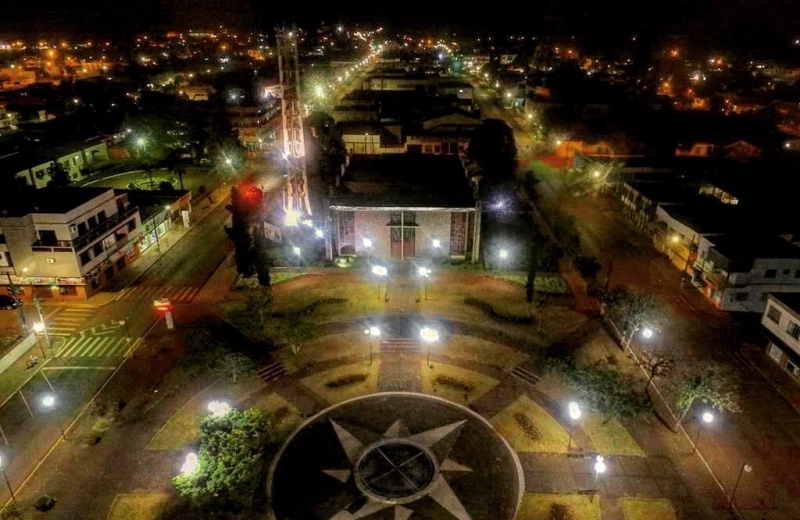 Meiga Terra sob as preces da mãe padroeira, Nossa Senhora da Luz / Foto: Anatalia Schneider da Costa