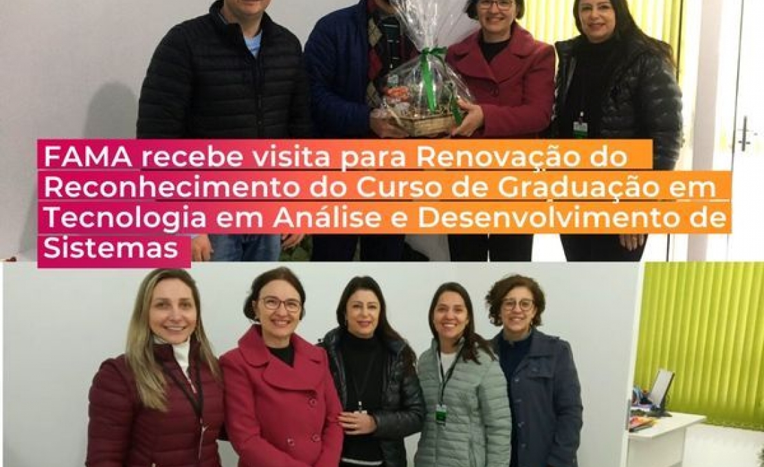 Fama Recebe Visita Para Renovação Do Reconhecimento Do Curso De Graduação Em Tecn...