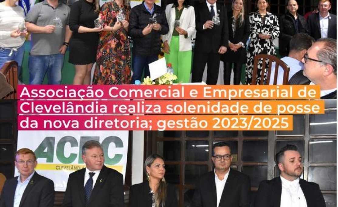 Acec Realiza Solenidade De Posse Da Nova Diretoria - Gestão 2023/2025