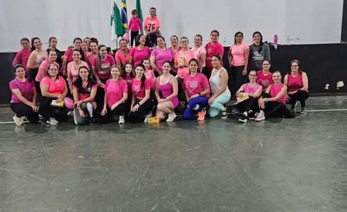 Aulão De Dança Movimenta Clevelândia Em Homenagem Ao Outubro Rosa