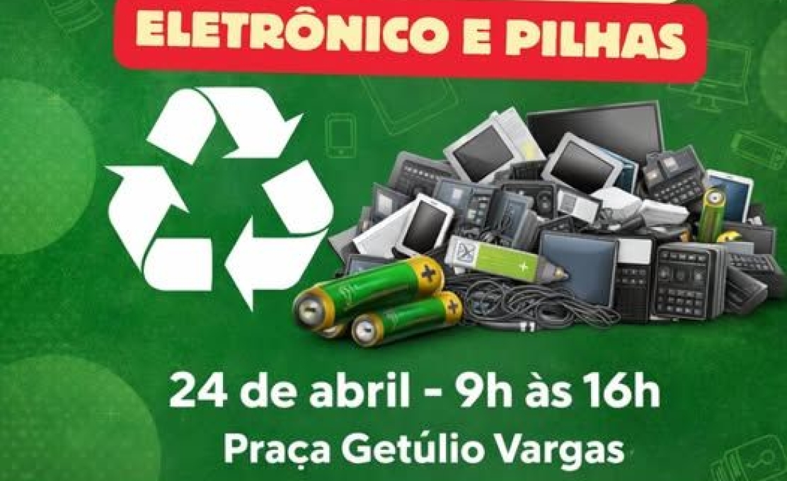 Campanha De Coleta De Lixo Eletrônico E Pilhas
